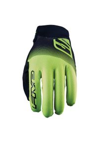 FIVE GLOVES - Rękawice XR-PRO - CZARNE/FLUO-ŻÓŁTE - XXL/12. Kolor: żółty, wielokolorowy, czarny. Materiał: skóra. Sport: kolarstwo #1