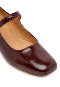 BALAGAN - Balagan Czółenka Dora Bordowy. Kolor: czerwony. Materiał: skóra #3