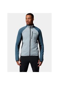 columbia - Sweter Męski Columbia Arctic Chest Hybrid. Kolor: niebieski, szary, wielokolorowy. Materiał: polar. Sport: turystyka piesza