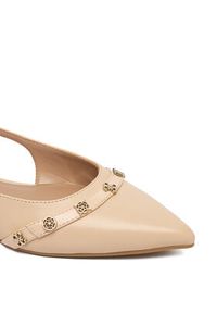 Guess Baleriny FLPDOR LEA05 Beżowy. Kolor: beżowy. Materiał: skóra #3