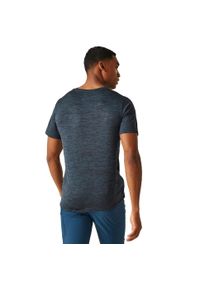 Regatta - T-shirt Męski Melanżowy Fingal Edition. Kolor: zielony. Wzór: melanż