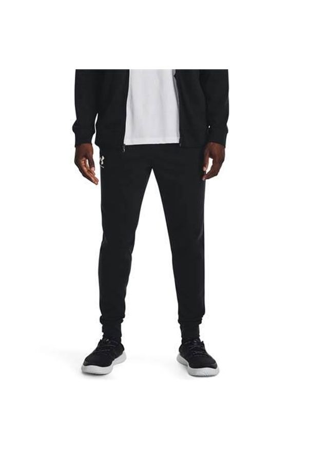 Spodnie sportowe męskie Under Armour Ua Rival Terry Jogger. Kolor: wielokolorowy. Materiał: dresówka. Długość: długie