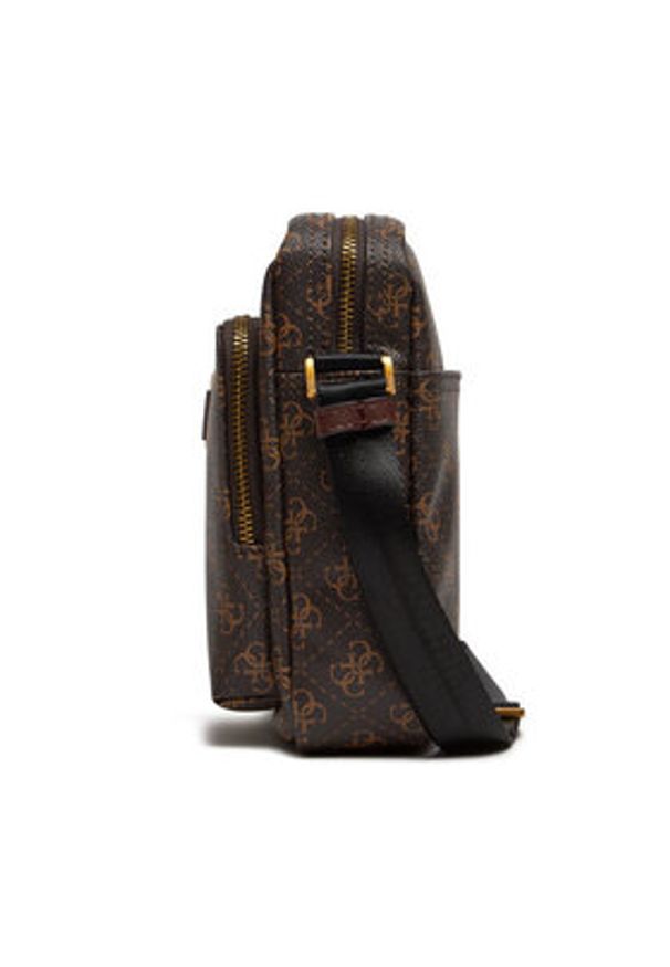 Guess Saszetka HMEVZL P3163 Brązowy. Kolor: brązowy. Materiał: skóra