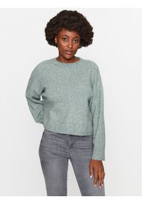 Vero Moda Sweter 10291696 Zielony Regular Fit. Kolor: zielony. Materiał: syntetyk #1