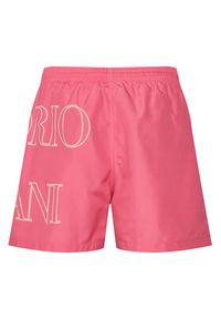 Emporio Armani Szorty kąpielowe EM000583 AF20434 UA303 Różowy Regular Fit. Kolor: różowy. Materiał: syntetyk #2