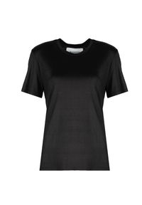 Silvian Heach T-Shirt | GPP23443TS | Kobieta | Czarny. Okazja: na co dzień. Kolor: czarny. Materiał: poliester, elastan. Długość rękawa: krótki rękaw. Długość: krótkie. Styl: casual