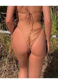 BANANHOT TEL AVIV - Dół od bikini Seychelle w kolorze nude. Kolor: beżowy. Materiał: tkanina
