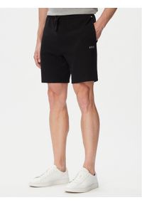 BOSS Szorty sportowe Waffle 50535884 Czarny Regular Fit. Kolor: czarny. Materiał: syntetyk. Styl: sportowy #1