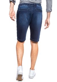 Mustang - SPODENKI MUSTANG Palm Beach Shorts Denim Blue 1009605 5000 842. Stan: podwyższony. Materiał: denim #4