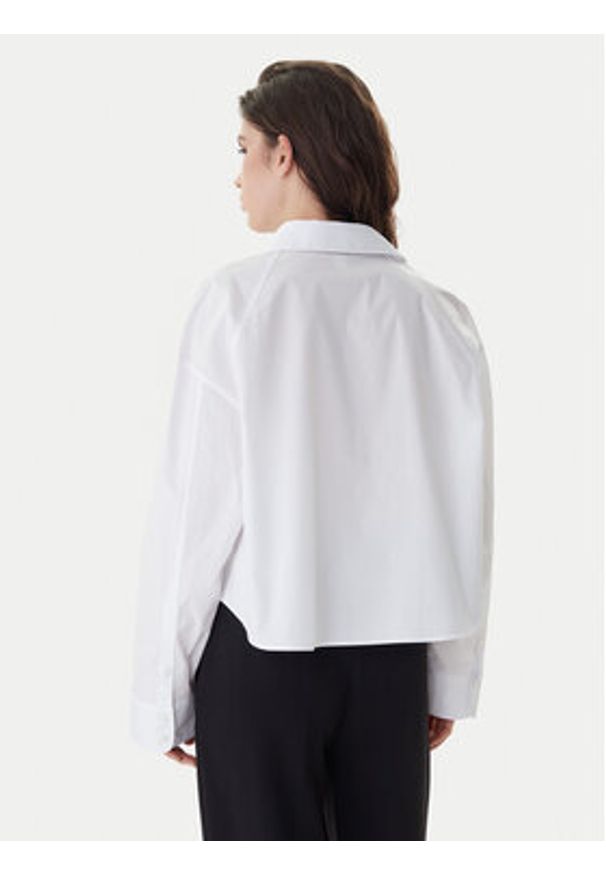 Calvin Klein Jeans Koszula LV047C141G Biały Boxy Fit. Kolor: biały. Materiał: bawełna