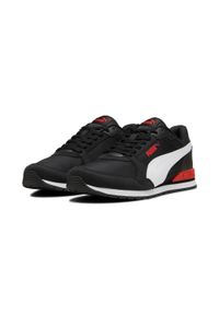 Buty do chodzenia męskie Puma ST Runner v3 NL Black-White. Materiał: materiał. Sport: turystyka piesza #1