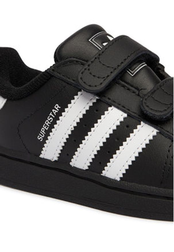 Adidas - adidas Sneakersy Superstar II Cf I JI3991 Czarny. Kolor: czarny. Materiał: skóra. Model: Adidas Superstar