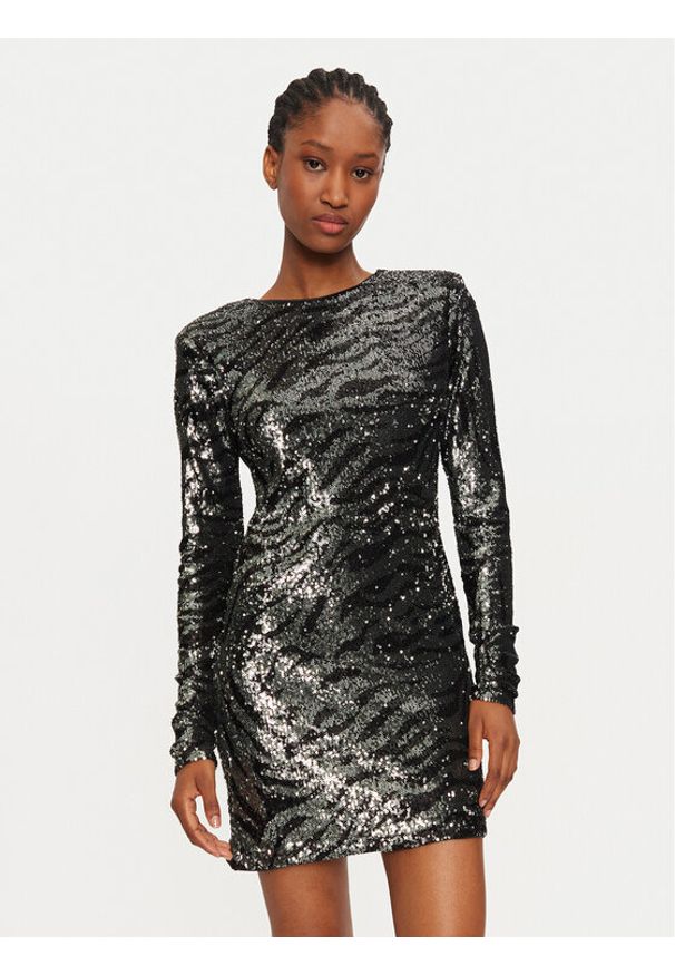 BARDOT - Bardot Sukienka koktajlowa 58950DB1 Czarny Regular Fit. Kolor: czarny. Materiał: syntetyk. Styl: wizytowy