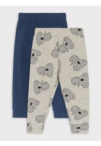 Sinsay - Bawełniane legginsy z motywem koali 2 pack - szary. Kolor: szary. Materiał: bawełna #1