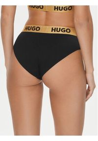 Hugo Figi klasyczne Sporty Logo 50480165 Czarny. Kolor: czarny. Materiał: bawełna