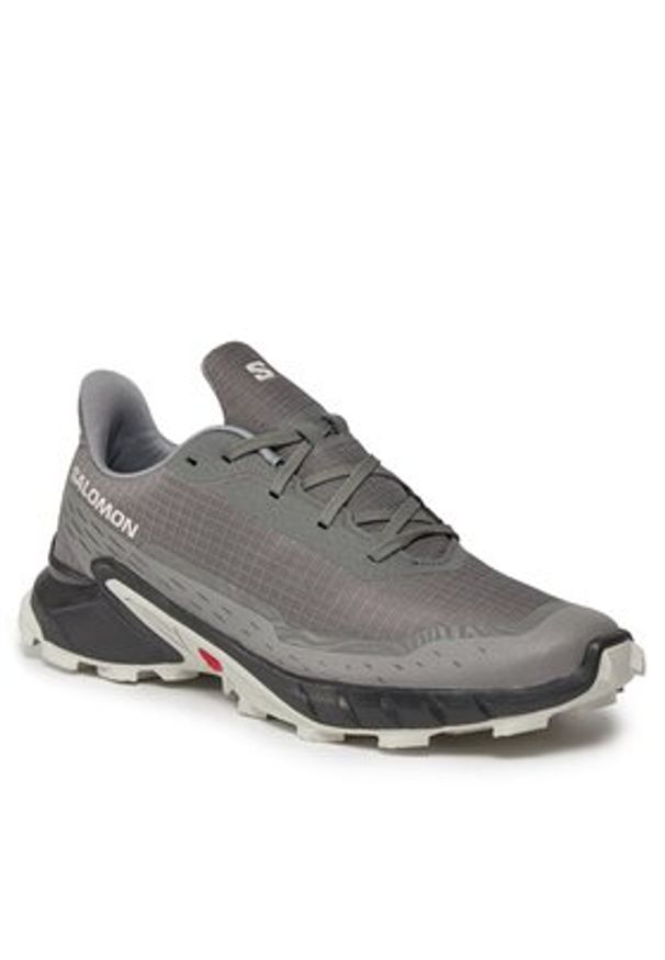 salomon - Salomon Buty do biegania Alphacross 5 473133 29 W0 Szary. Kolor: szary. Materiał: materiał