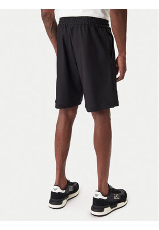 EA7 Emporio Armani Szorty sportowe 7M001340 AF21099 UC001 Czarny Regular Fit. Kolor: czarny. Materiał: syntetyk. Styl: sportowy