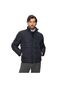 Kurtka puchowa zapinana na zamek Geox Magnete. Kolor: niebieski. Materiał: puch #1