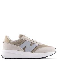 Buty unisex New Balance U370953 - beżowe. Zapięcie: sznurówki. Kolor: beżowy. Materiał: zamsz, guma, skóra. Szerokość cholewki: normalna. Sezon: lato #1