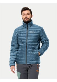 Jack Wolfskin Kurtka puchowa Pilvi 1207701 Granatowy Regular Fit. Kolor: niebieski. Materiał: syntetyk