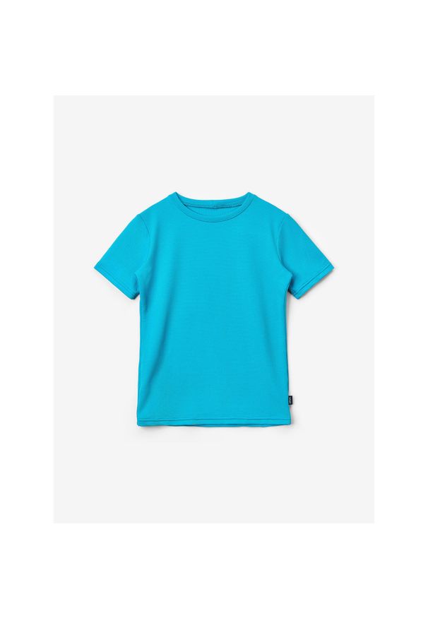 UNUO - Dětské funkční triko, Tyrkysová. Kolor: zielony. Sport: turystyka piesza