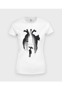 MegaKoszulki - Koszulka damska Miejskie serce. Materiał: bawełna #1