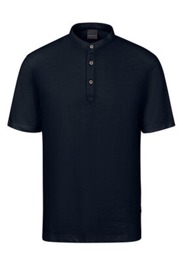 Bugatti Polo 8150-75021C Granatowy Regular Fit. Typ kołnierza: polo. Kolor: niebieski. Materiał: bawełna