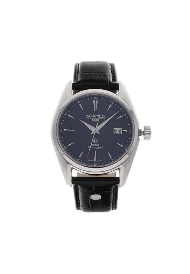Roamer Zegarek Searock Classic 210633 41 55 02 Czarny. Kolor: czarny