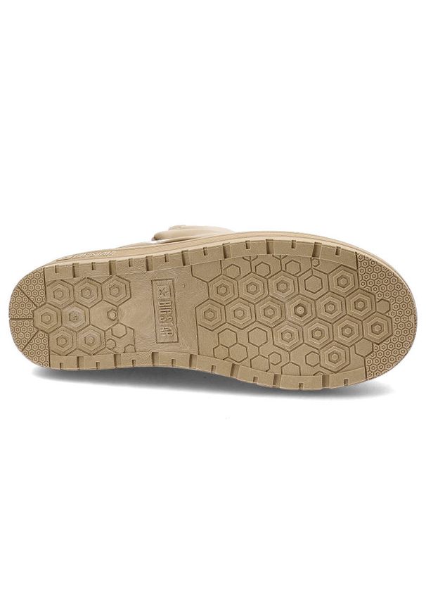 Big-Star - Beżowe Śniegowce Big Star Stylowe Ocieplane Buty Damskie. Okazja: na spacer. Kolor: beżowy. Materiał: futro, materiał, syntetyk. Szerokość cholewki: normalna. Sezon: zima. Styl: elegancki