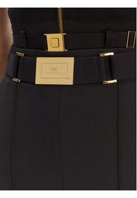 Elisabetta Franchi Spodnie materiałowe PA-132-61E2-V350 Czarny Regular Fit. Kolor: czarny. Materiał: syntetyk #2