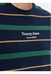 Tommy Jeans Longsleeve Stripe DM0DM18422 Kolorowy Regular Fit. Materiał: bawełna. Długość rękawa: długi rękaw. Wzór: kolorowy #2