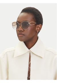 ETRO - Etro Okulary przeciwsłoneczne 0072/F/S 207872 Złoty. Kolor: złoty #4