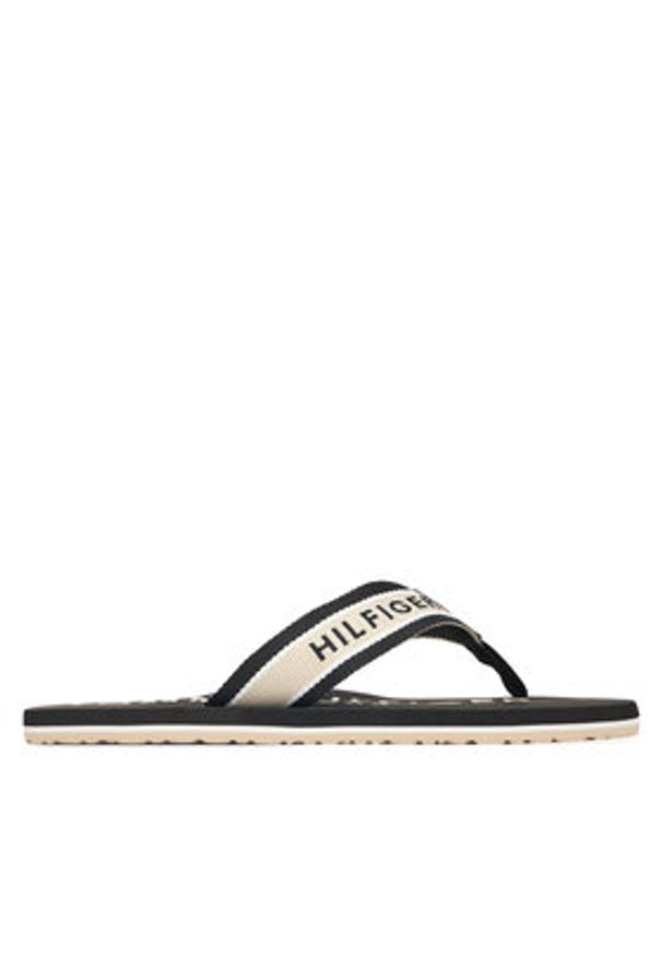 TOMMY HILFIGER - Tommy Hilfiger Japonki Sporty FM0FM05805 Czarny. Kolor: czarny. Materiał: materiał. Styl: sportowy