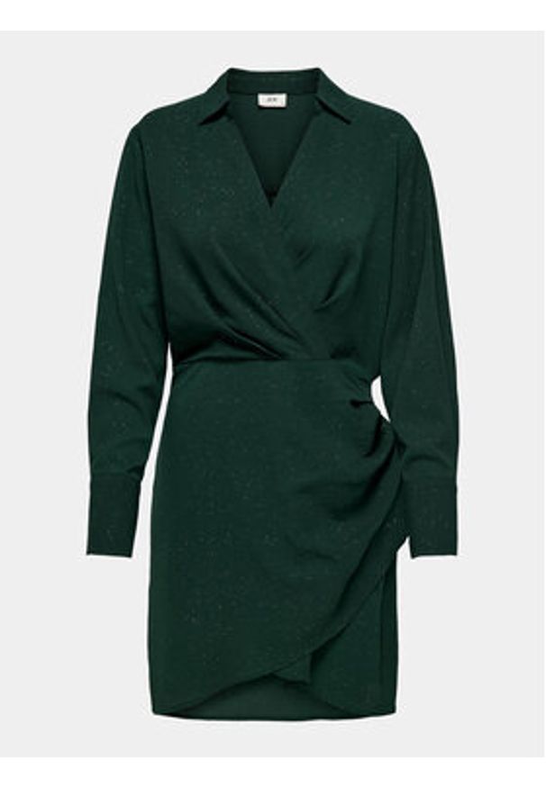 JDY Sukienka codzienna 15313028 Zielony Regular Fit. Okazja: na co dzień. Kolor: zielony. Materiał: syntetyk. Typ sukienki: proste. Styl: casual