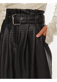 ROTATE Spódnica z imitacji skóry Dax 1128682318 Granatowy Regular Fit. Kolor: niebieski. Materiał: skóra #2