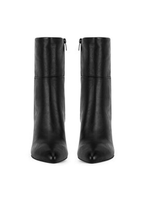 MEXX Botki MI001714543W Czarny. Kolor: czarny. Materiał: skóra
