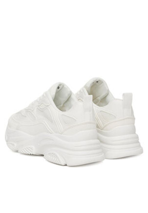 DeeZee Sneakersy 9215 Biały. Kolor: biały. Materiał: skóra