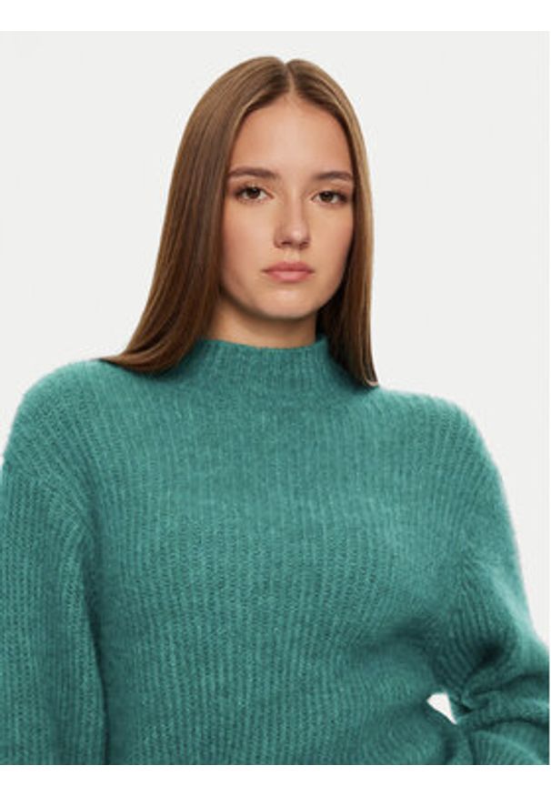 AMERICAN VINTAGE - American Vintage Sweter East EAST18QH24 Zielony Loose Fit. Kolor: zielony. Materiał: syntetyk, wełna. Styl: vintage