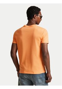 Polo Ralph Lauren T-Shirt 710671438457 Pomarańczowy Custom Slim Fit. Typ kołnierza: polo. Kolor: pomarańczowy. Materiał: bawełna #3