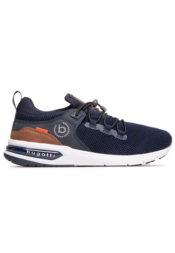 Bugatti Sneakersy 342-65860-6900-4100 Granatowy. Kolor: niebieski. Materiał: materiał