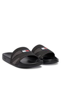 Tommy Jeans Klapki EM0EM01697 Czarny. Kolor: czarny. Materiał: materiał #4