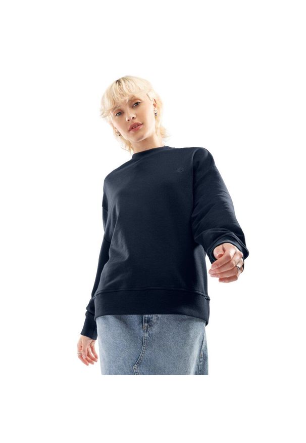 Bluza dresowa Lifestyle damska SIROKO Bluemarine-W. Kolor: niebieski. Materiał: dresówka. Sport: fitness