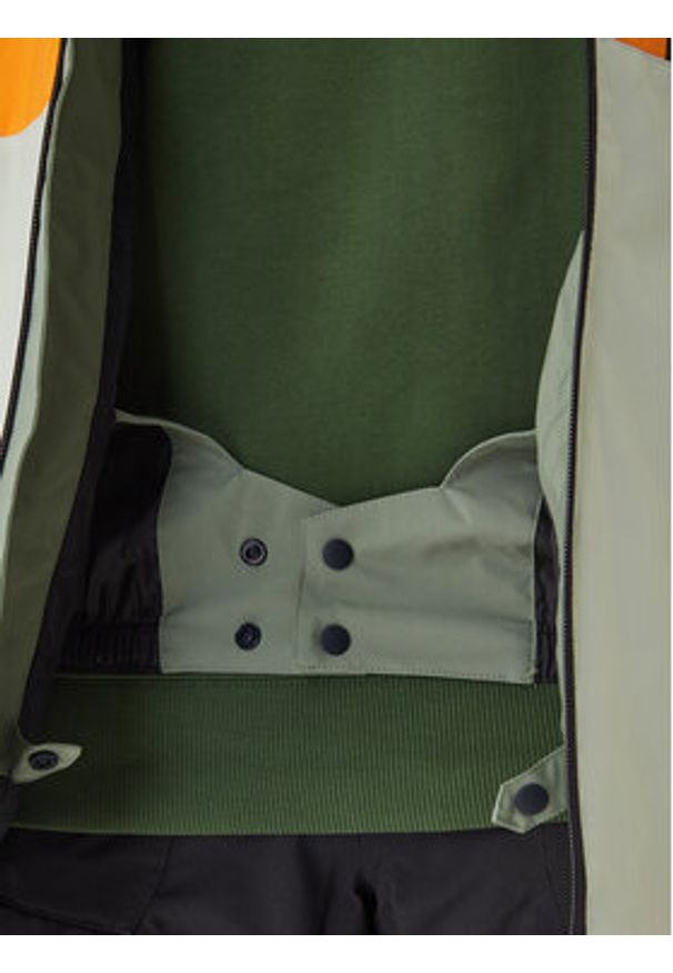 Quiksilver Kurtka snowboardowa Sycamore EQYTJ03457 Zielony Modern Fit. Kolor: zielony. Materiał: syntetyk. Sport: snowboard