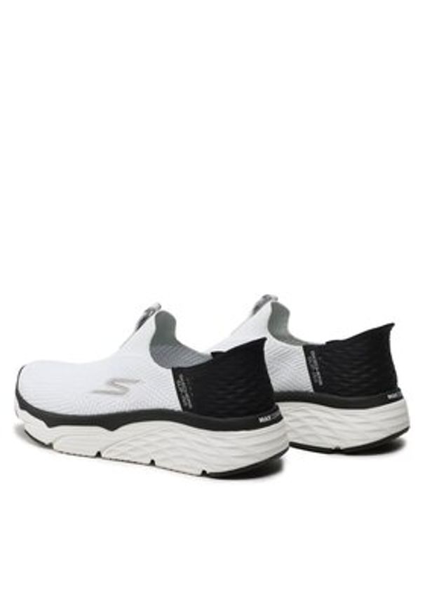 skechers - Skechers Sneakersy Smooth Transition 128571/WBK Biały. Kolor: biały. Materiał: materiał