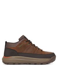 skechers - Skechers Trekkingi Cambert 210900 CDB Brązowy. Kolor: brązowy. Materiał: skóra. Sport: turystyka piesza