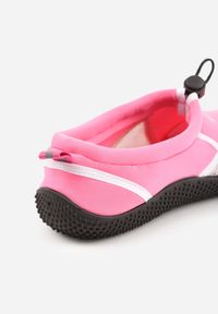 Renee - Fuksjowo-Białe Wsuwane Buty Sportowe do Wody z Elastyczną Cholewką Vetilore. Okazja: na plażę. Zapięcie: bez zapięcia. Kolor: różowy. Szerokość cholewki: normalna. Sezon: lato. Sport: pływanie #5