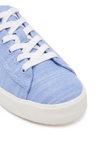 TOMMY HILFIGER - Tommy Hilfiger Sneakersy Vulc Sneaker Chambrey FW0FW08561 Niebieski. Kolor: niebieski. Materiał: materiał #3