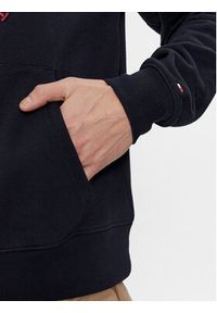 TOMMY HILFIGER - Tommy Hilfiger Bluza Big Icon MW0MW33650 Granatowy Regular Fit. Kolor: niebieski. Materiał: bawełna #4