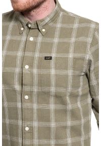 Lee - LEE LEE BUTTON DOWN MĘSKA KOSZULA UTILITY GREEN L880DANG. Typ kołnierza: button down #3