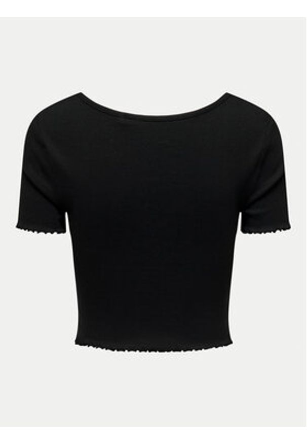 only - ONLY T-Shirt Betty 15311919 Czarny Regular Fit. Kolor: czarny. Materiał: bawełna